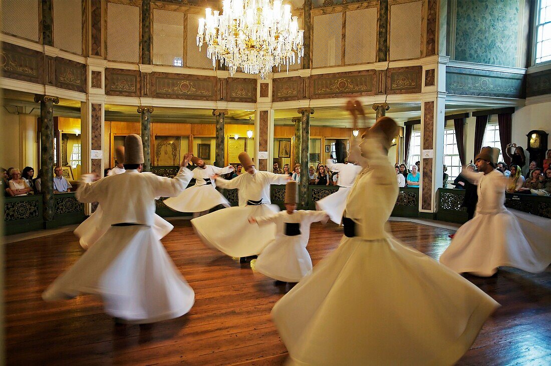 Whirling Dervishes  Istanbul  Turkey.