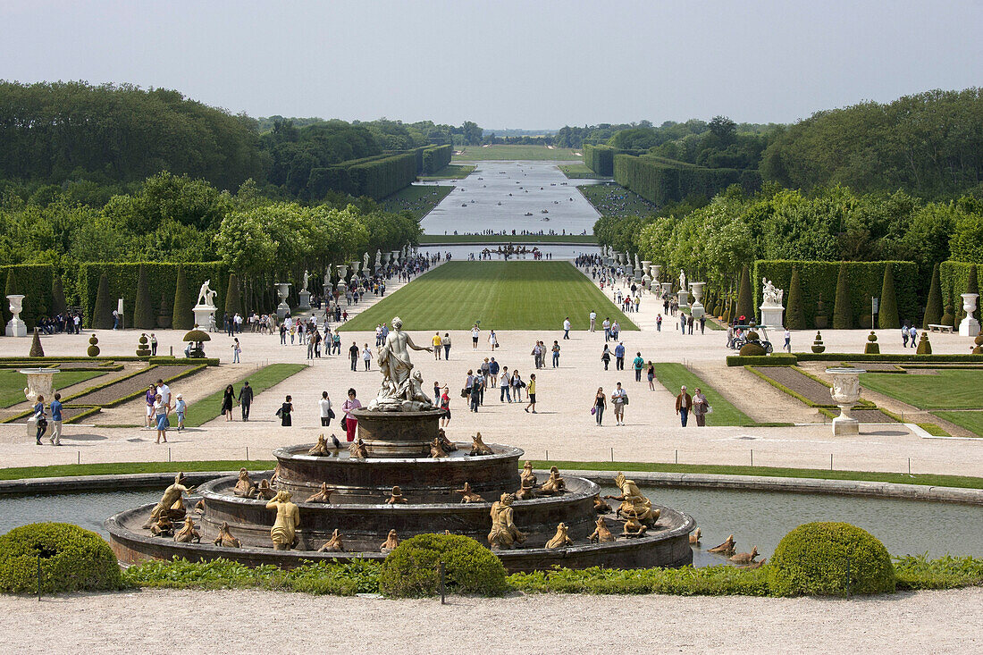 Park And Gardens At The Chateau De Versailles, Versailles (78), France