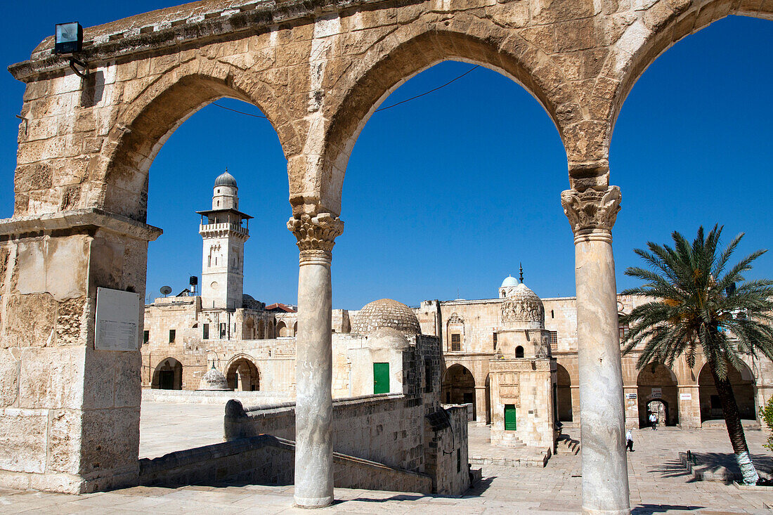 The Esplanade Of The Mosques (Haram Al-Sharif), Temple Mount, The Old City Of Jerusalem, Israel