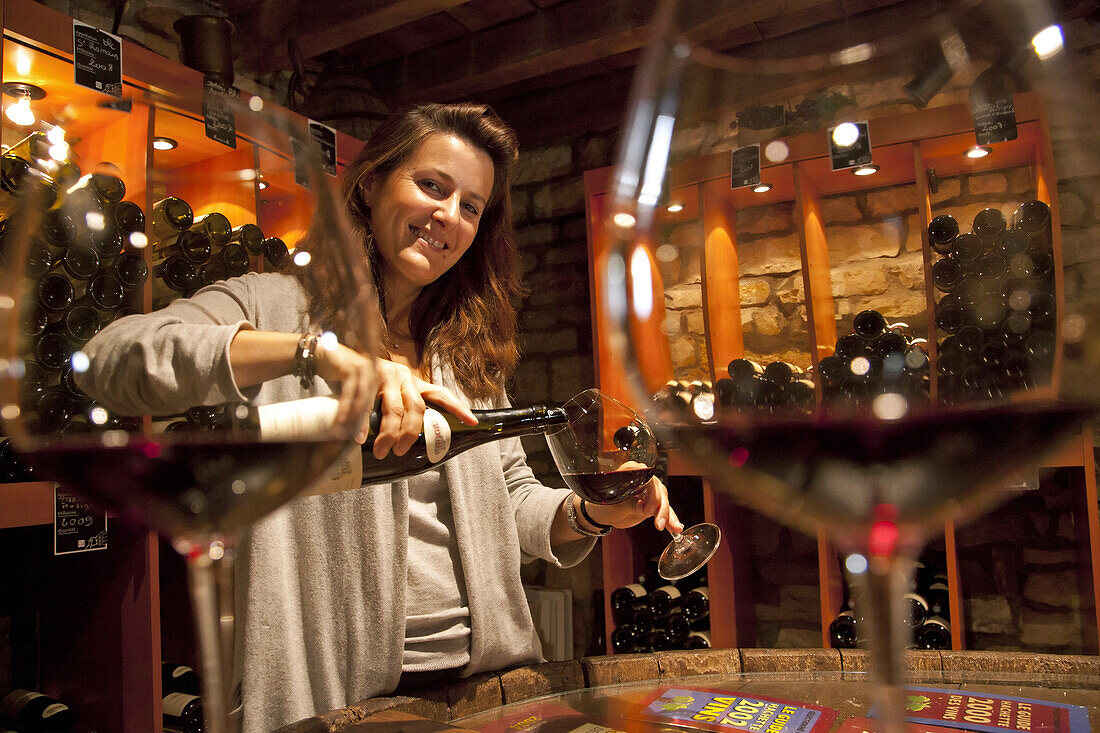 Virginie Taupenot, Winemaker At The Family-Owned Vineyards Taupenot-Merme And President Of The Association “Women And Wines Of Burgundy, The Great Burgundy Wine Road, Morey-Saint-Denis, Cote D’Or (21), France