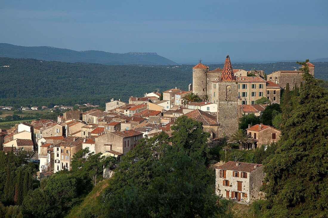 France, Var (83), Callian village, picturesque, and Montauroux near Fayence