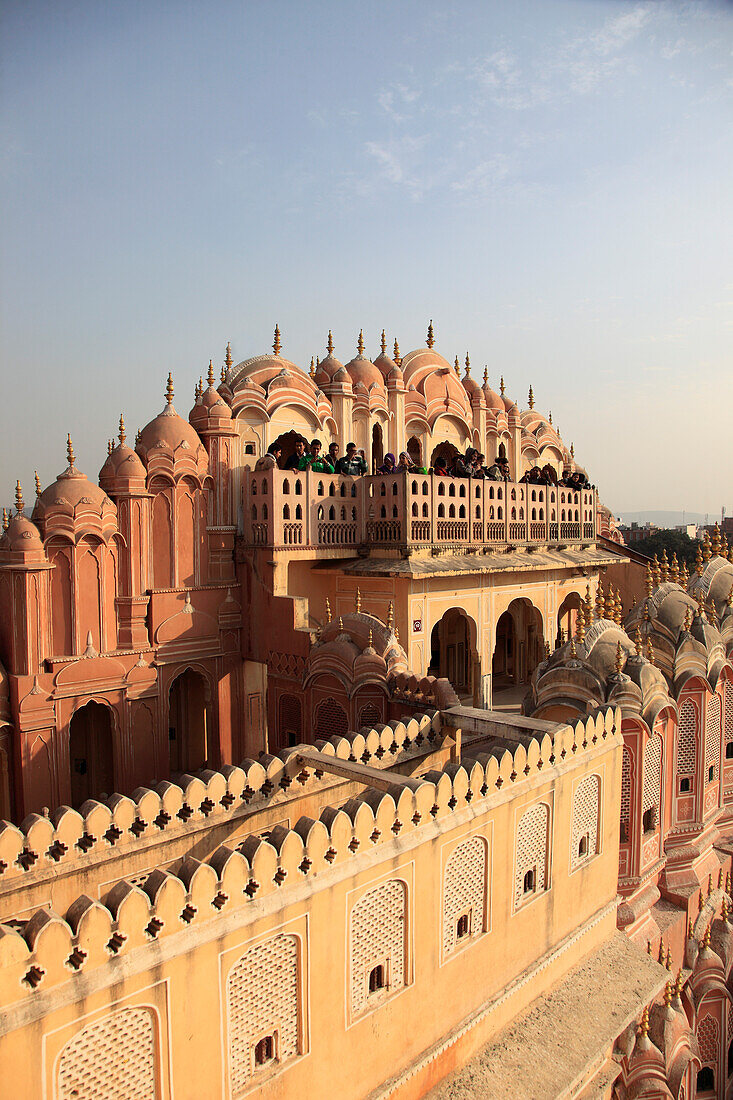 India, Rajasthan, Jaipur, Hawa Mahal, Palace of the Winds