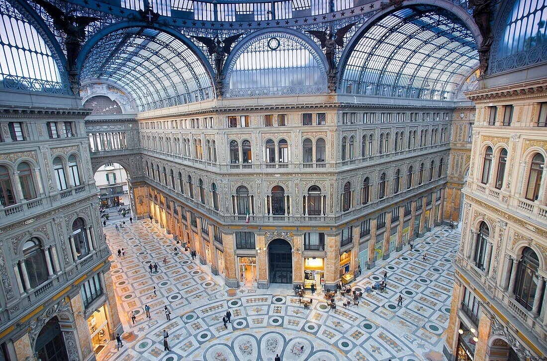Italy - Campania - Naples - The gallery Umberto I