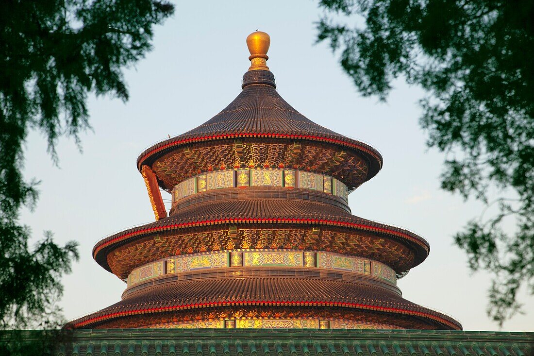 China,Beijing,Temple of Heaven or Tiantan,Hall of Prayer for Good Harvests