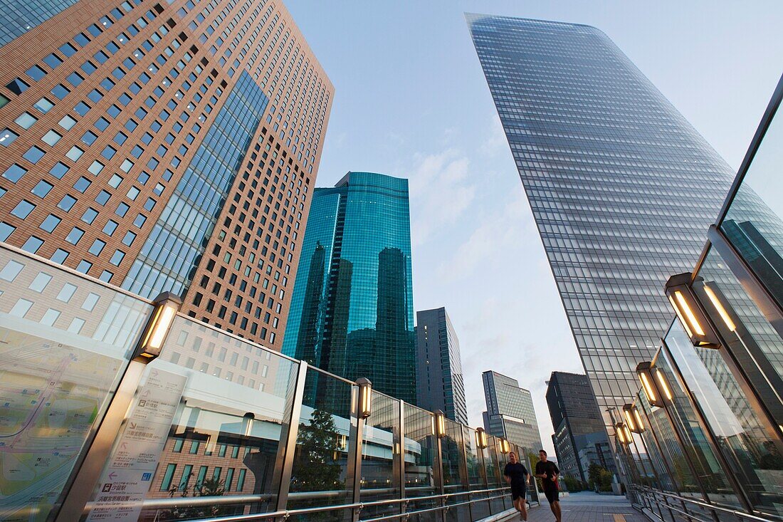 Japan,Tokyo,Shiodome,Skyscrapers