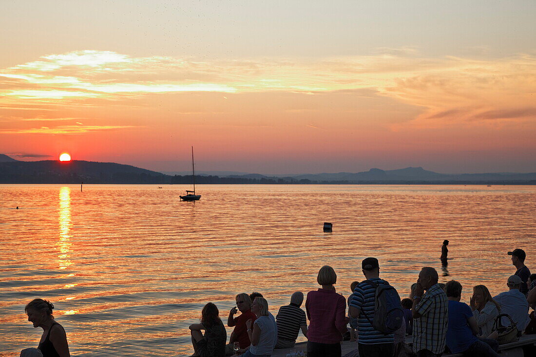 Camping Sandseele, Reichenau, Lake of Constance, Baden-Wurttemberg, Germany