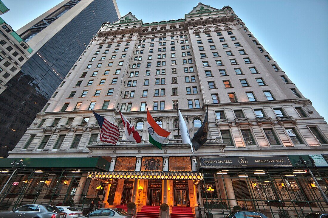 The Plaza Hotel owned by Fairmont Hotels in Manhattan, New York City, United States of America