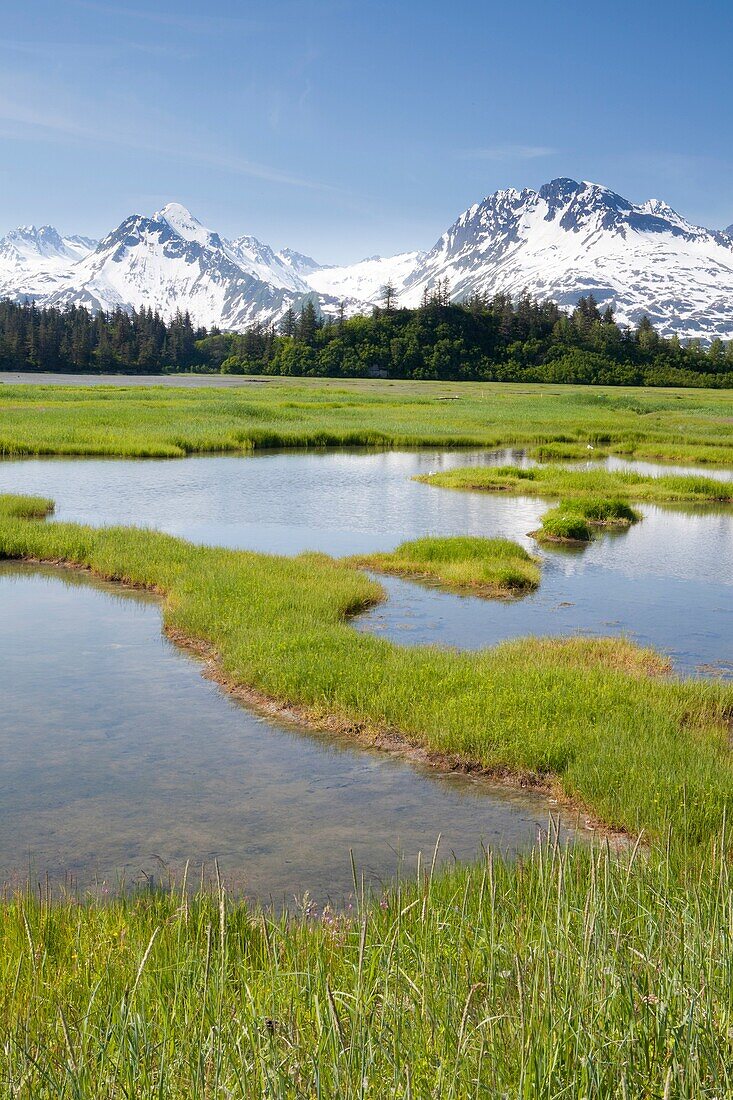 Mountains near Valdez, Alaska, U S A