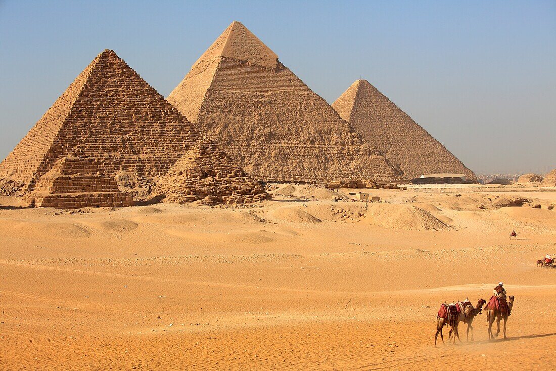 Pyramid complex at Giza, Egypt