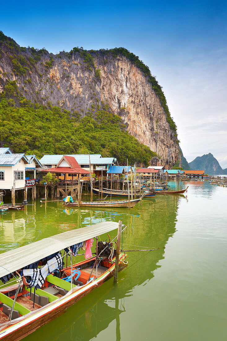 Thailand, Panyee Island, Phang Nga Bay, muslim fishing village