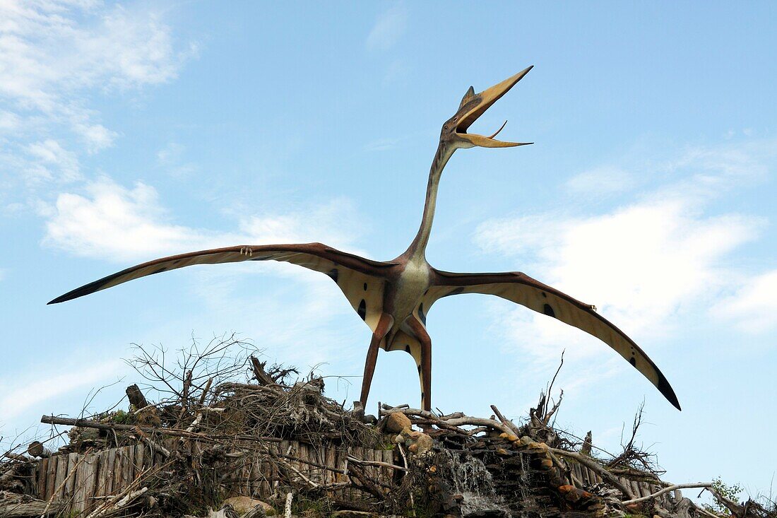 Quetzalcoatlus in Leba Park dinosaur theme park, Poland