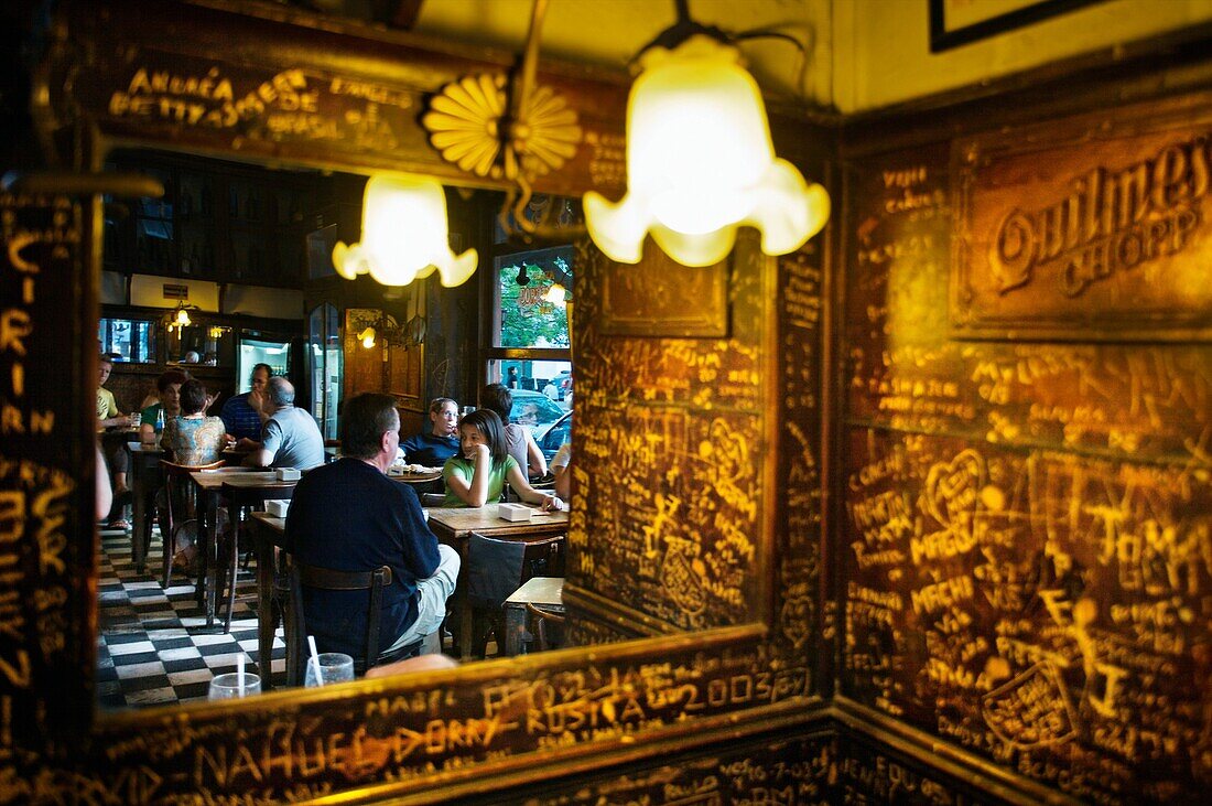 Plaza Dorego bar, San Telmo District, Buenos Aires, Argentina.