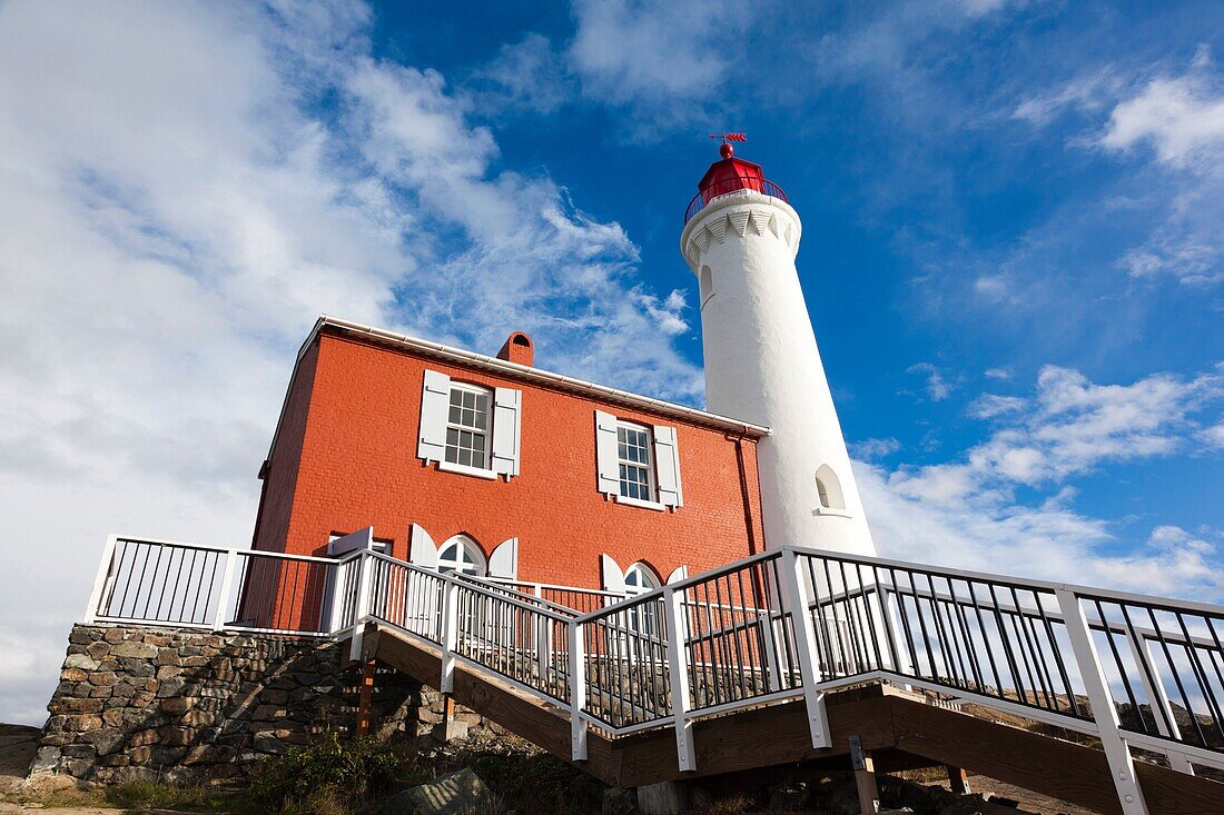 Canada, British Columbia, Vancouver Island, Victoria, Fisgard Lighthouse, exterior