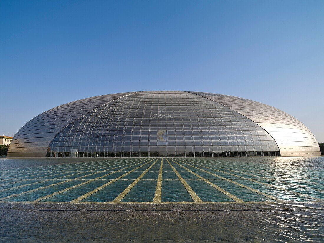 National Center for Performing Arts  Beijing  China  The National Centre for the Performing Arts NCPA , and colloquially described as The Bird´s Egg, is an opera house in Beijing, People´s Republic of China  The Centre, an ellipsoid dome of titanium and g