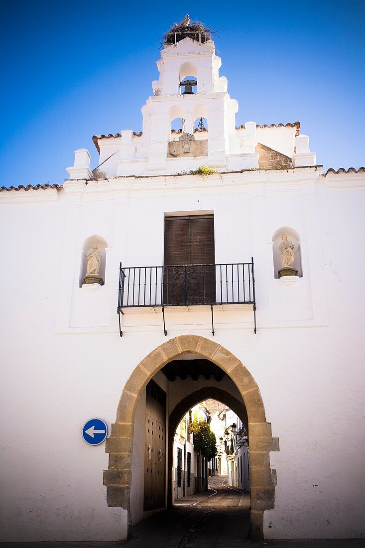 Door ´Arco de Jerez´ in Zafra, Badajoz province, Extremadura, Spain