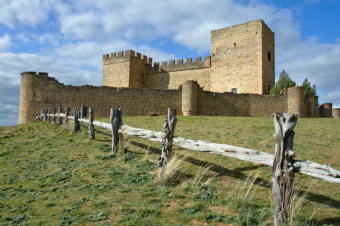Castle of Pedraza, walled medieval village declarated Historical-Artistic Site  Segovia province  Castilla y León  Spain