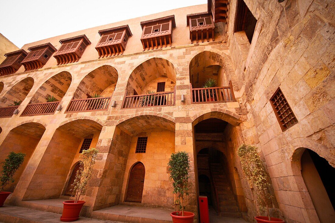 Madrasa, Tekiya, a library, and public fountain of Mohammad Bek Abu Al-Dahab, Cairo, Egypt. Madrasa, Tekiya, a library, and public fountain of Mohammad Bek Abu Al-Dahab, Cairo, Egypt