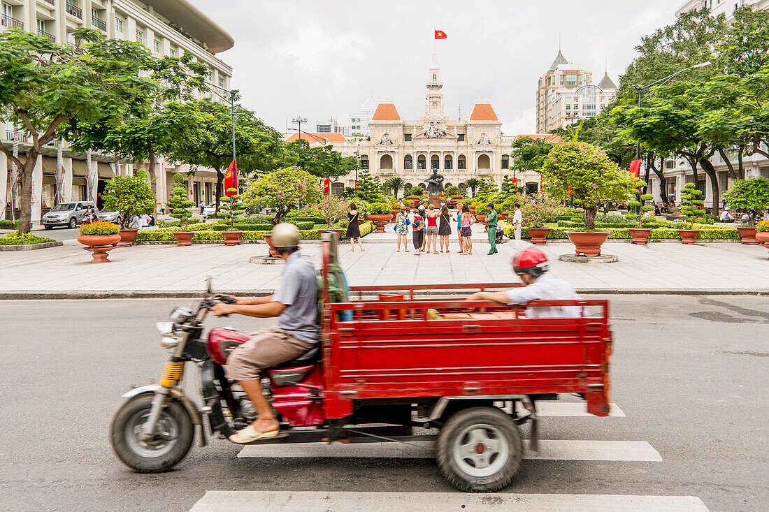 Town hall in Saigon, south Vietnam, Vietnam, Asia