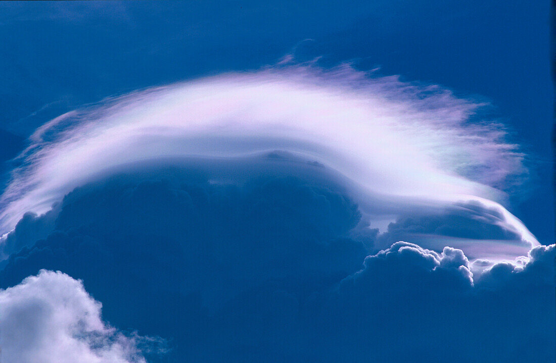 Cloud over Thundercloud near Wasilla Southcentral AK summer scenic