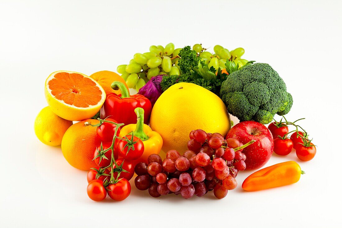 fruit, vegetables, variety