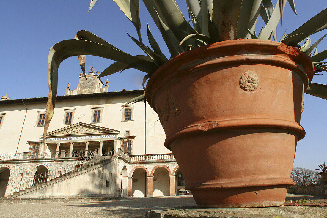 Medicean villa, Poggio a Caiano. Prato, Tuscany, Italy