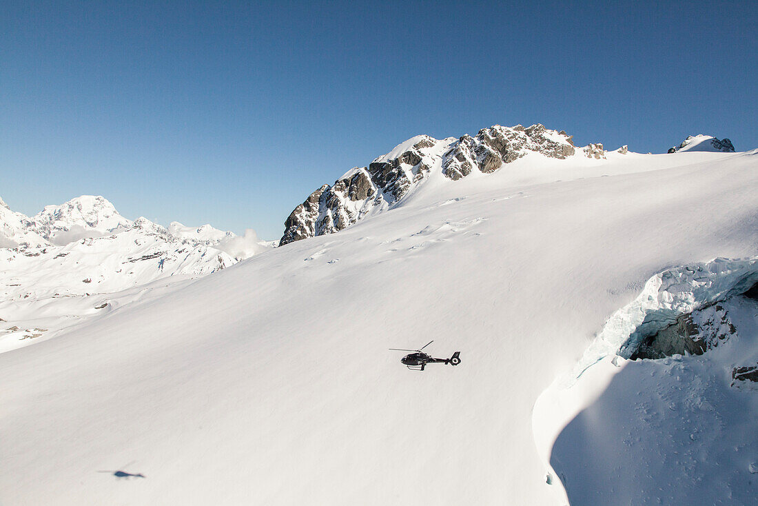 Helikopter Rundflug über den Gipfeln der Southern Alps,Schneeberge,Südinsel,Neuseeland