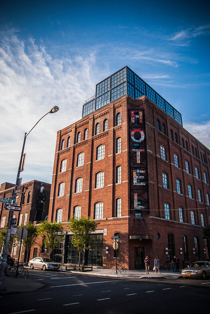 Exterior of Wythe Hotel, Williamsburg, Brooklyn NY