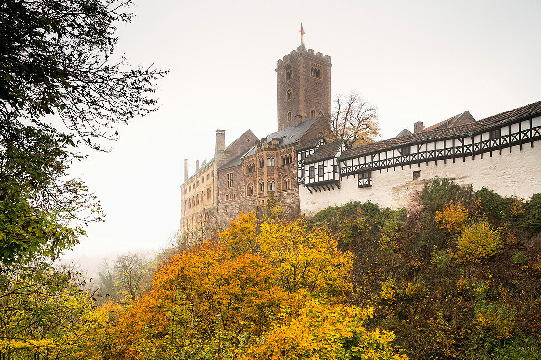 Wartburg Castle. It was during his exile at Wartburg Castle that Martin Luther translated the New Testament into German. In 1999 the site was added to the list of Unesco World Heritage sites, Eisenach, Thuringia, Germany, Europe