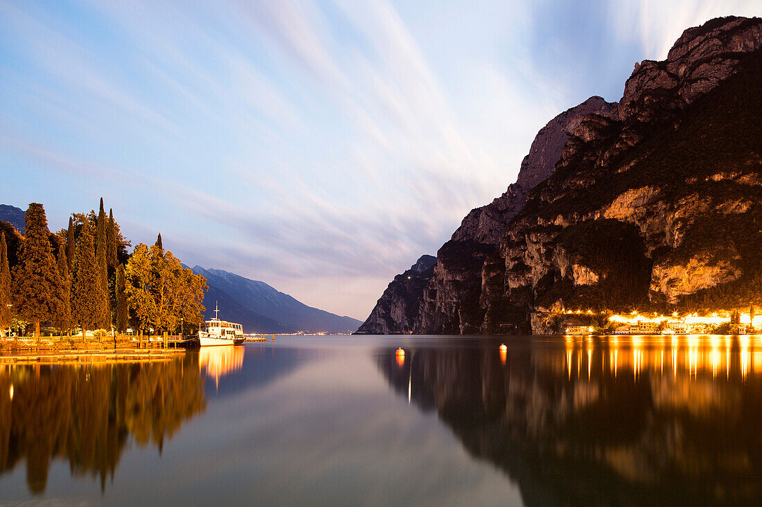 Lake Garda at Riva del Garda, Trentino, Italy, Europe