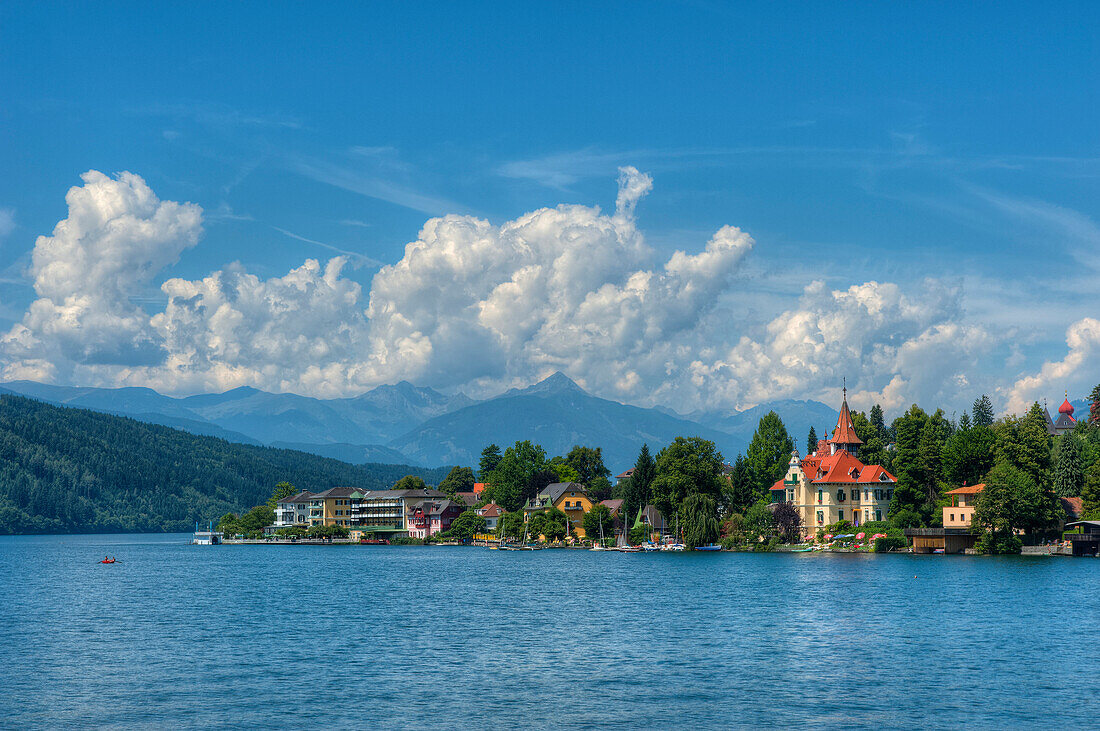 View at Millstatt, Millstatt, Millstätter lake, Carinthia, Austria