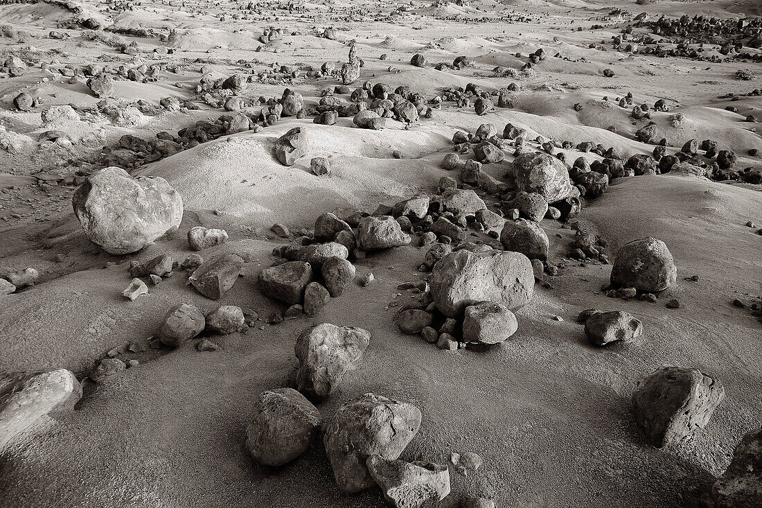 Hawaii, Lanai, Garden of the Gods (Sepia photograph).