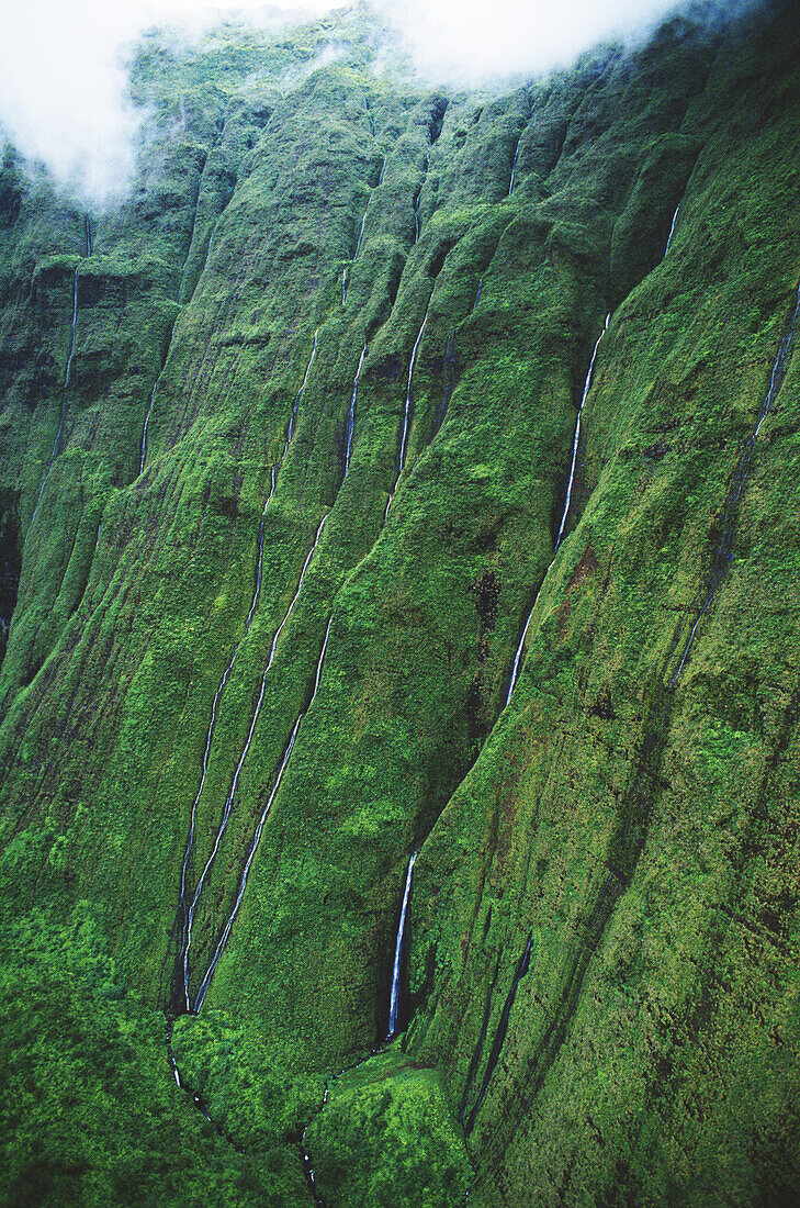 Hawaii, Kauai, Mt. Waialeale, Wettest spot on the island.