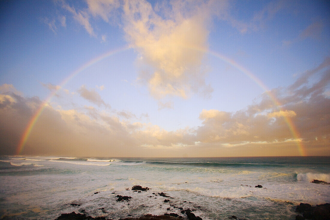 Ron, Dahlquist, Afternoon, Arch, Beach, Beautiful, Blue, Break, Bright, Cloud, Coast, Coastal, Colorful, Dark, Day, Getaway, Hookipa, Landscape, Ocean, Offshore, Pacific, Paradise, Rainbow, Rock, Rocky, Ron Dahlquist, Seascape, Seascape Art, Seashore, Ser