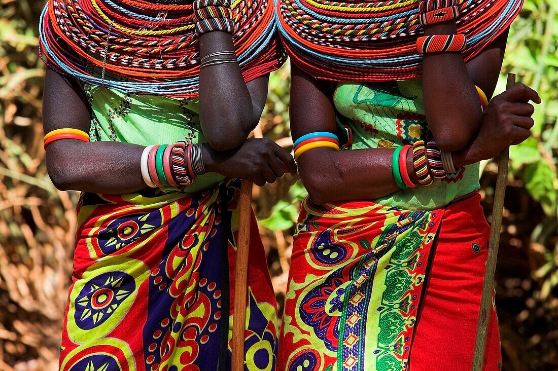 'Samburu Women Dancing; Kenya'