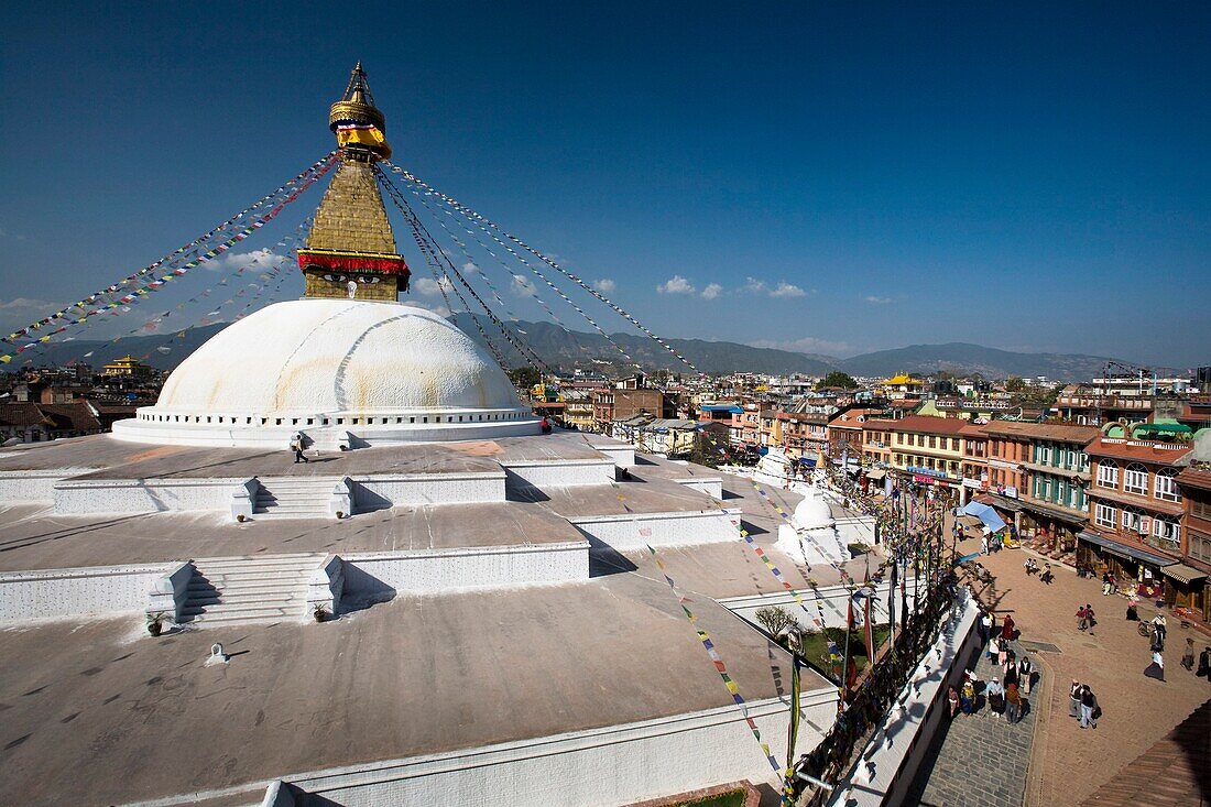 'Boudhanath Stupa; Kathmandu, Nepal'