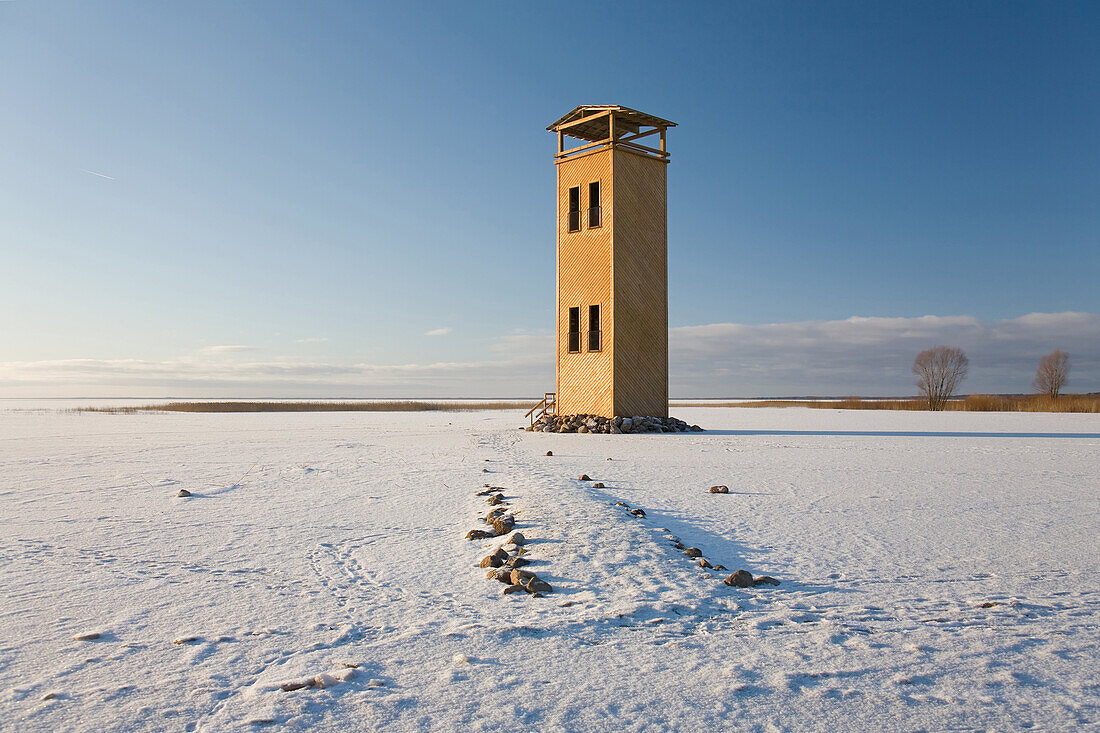 Viewing Tower in Rannu-Joesuu by Lake Vortsjarv, Viljandi County, Estonia, Watching Tower, Lake Vortsjarv, Viljandi County, Estonia