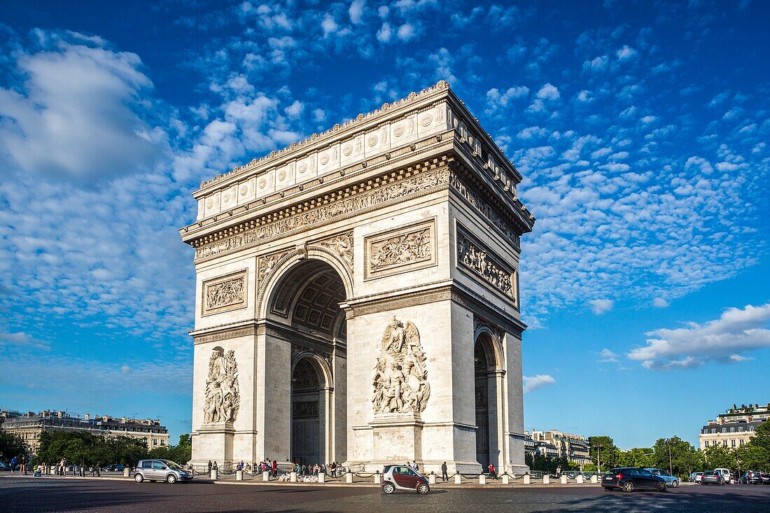 France , Paris City,Arch du Triumph