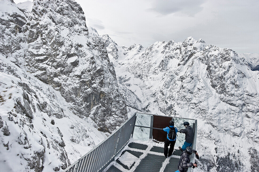 Aussichtsplattform AlpspiX, Alpspitze, Zugspitze, Garmisch-Partenkirchen, Bayern, Deutschland