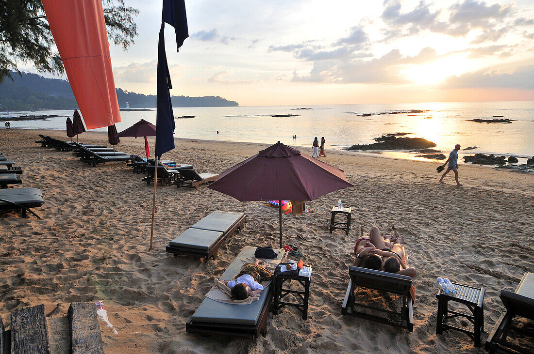 Am Khao Lak Beach, Khao Lak, Andamanensee, Thailand, Asien