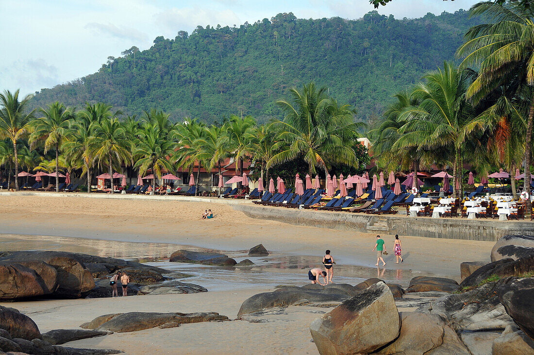 At Khao Lak Beach, Khao Lak, Andaman Sea, Thailand, Asia