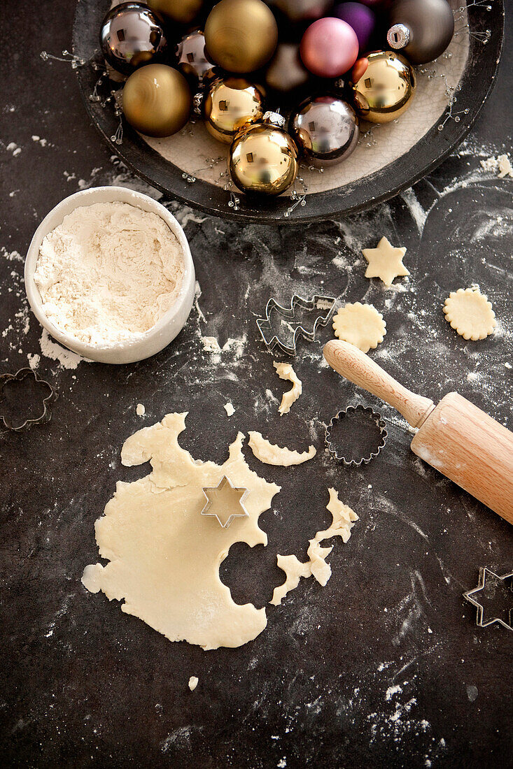 Baking cookies, Styria, Austria