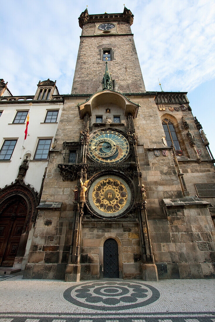 Astronomical Clock and calendar of the Old Town Hall, Prague, Czech Republic