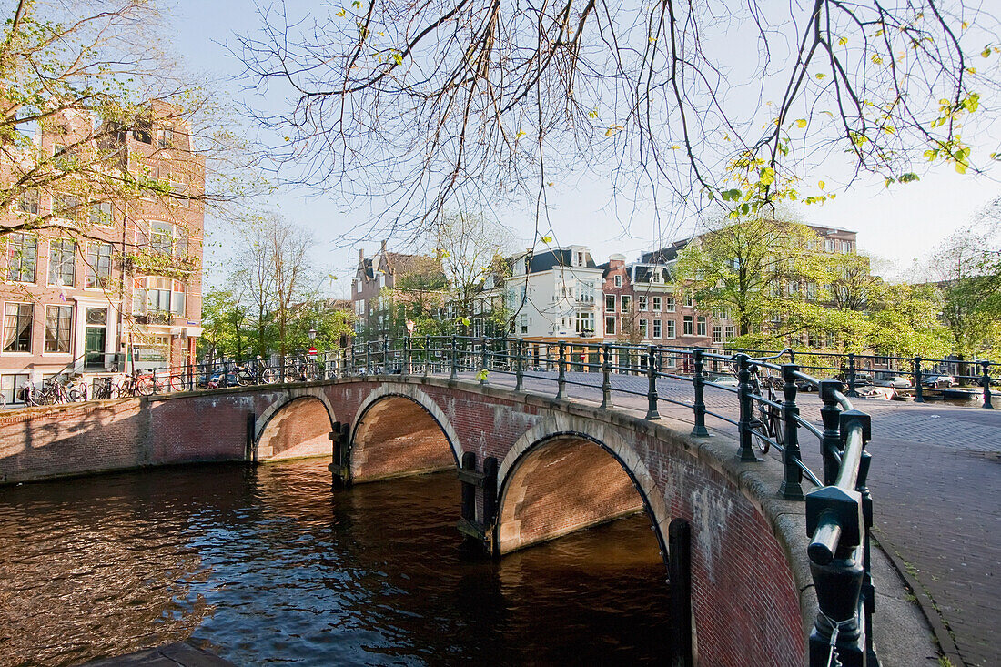 Bridge over Prinsengracht, Amsterdam, Netherlands