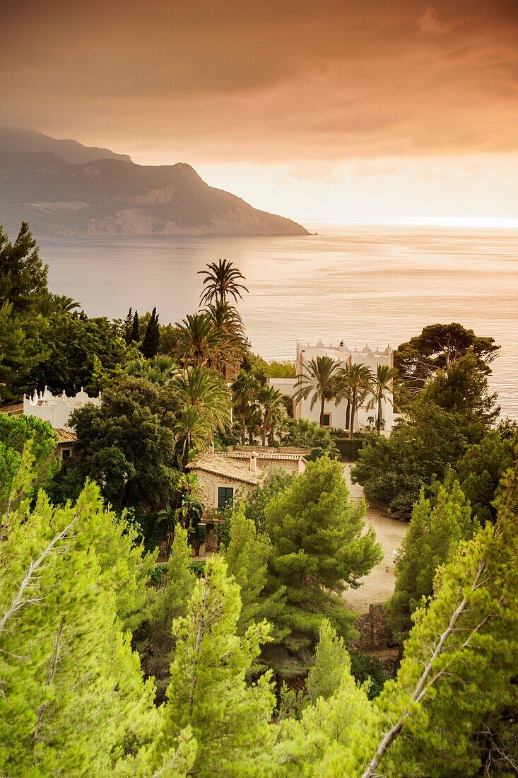 Bauernhof S' Estaca, -im Besitz des Schauspielers Michael Douglas, Valldemossa, Naturpark der Sierra de Tramuntana Mallorca Balearische Inseln Spanien