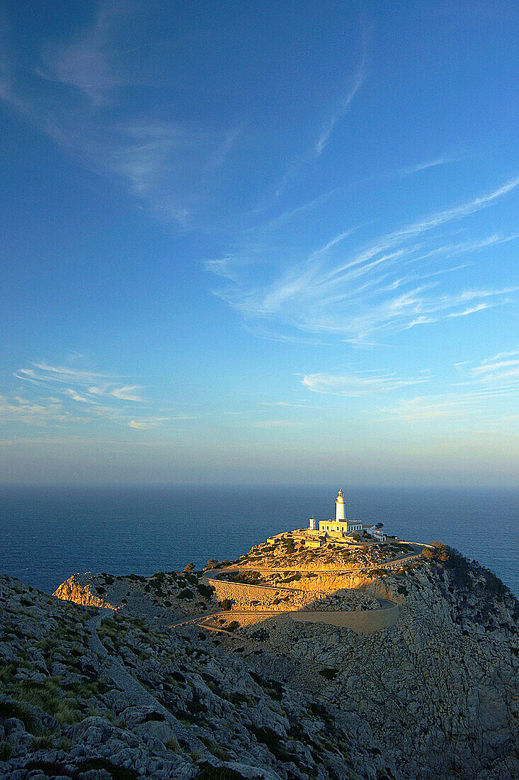 Formentor Lighthouse, 1863, Cap de Formentor, Pollenca, Majorca Balearic Islands Spain