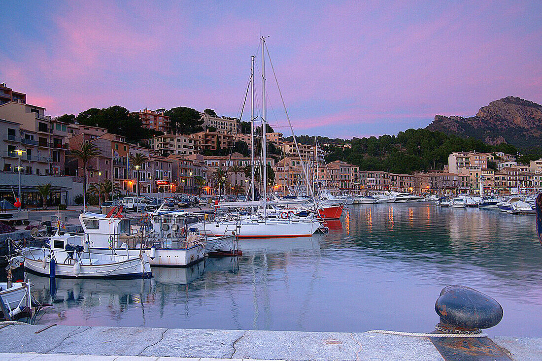 Port de Soller, Tramuntana, Mallorca, Illes Balears, Spanien