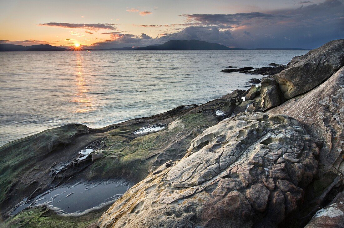 Sunset at Clayton Beach, Larrabee State Park Washington