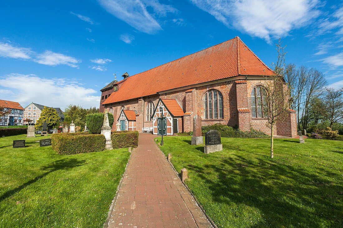 St. Bartholomaeus church in Mittelnkirchen, Lower Saxony, Germany, Europe