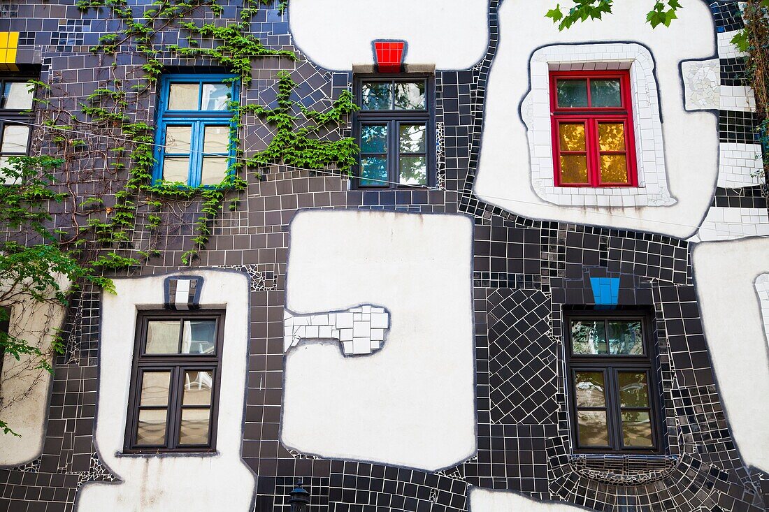 KunstHausWien museum by Friedensreich Hundertwasser, Vienna, Austria, Europe