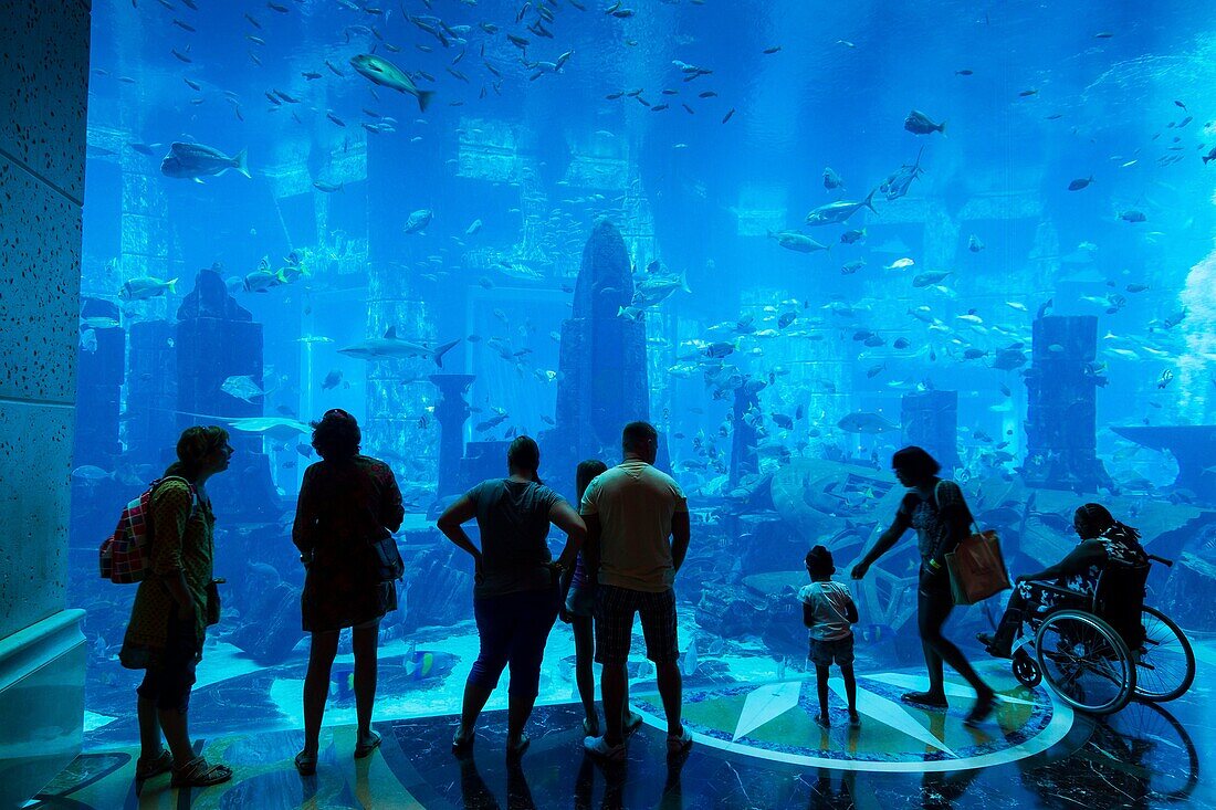 Aquarium  Atlantis, The Palm Hotel  Palm Jumeirah  Dubai city  Dubai  United Arab Emirates